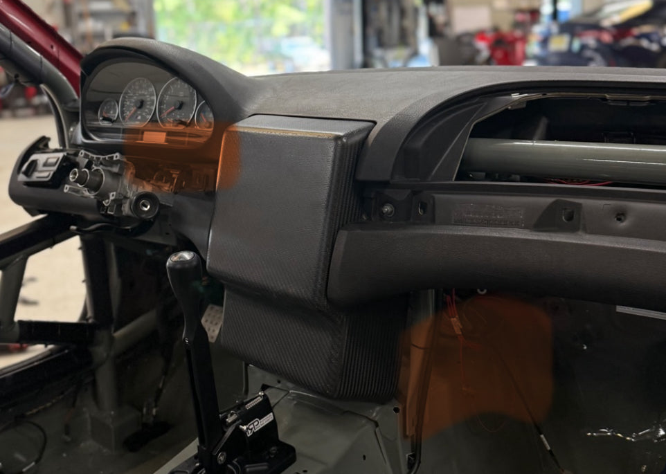 E46 Carbon fiber dash panel