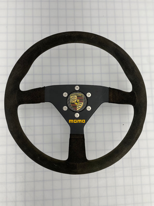 Porsche Logo Carbon Fiber Horn Plate