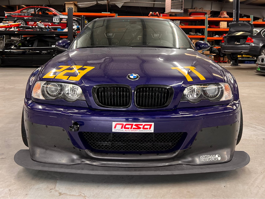 E46  Carbon fiber splitter Clubsport 70"/3"